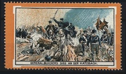 Reklamemarke general blücher - reklamemarke,