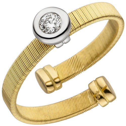 Damenring 750 weißgold - 750,