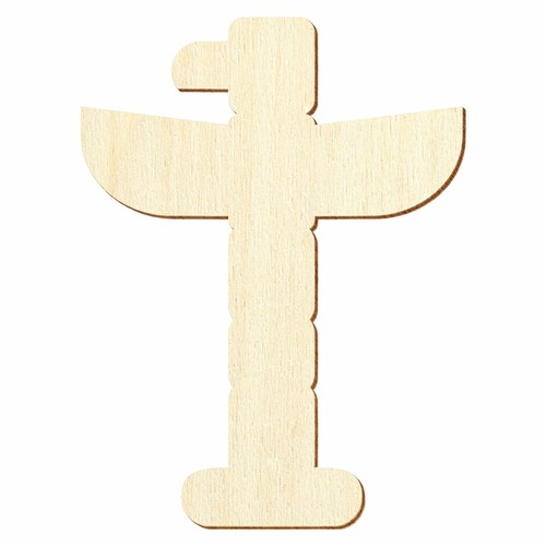 Holz totempfahl deko basteln - holz,