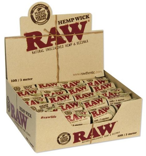 Raw hanf docht 300cm - 300cm, –