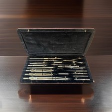 Antiker C.RIEFLER. NESSELWANG | 1890er | REISSZEUG / ZIRKELKASTEN | ⭕️ s.INFO