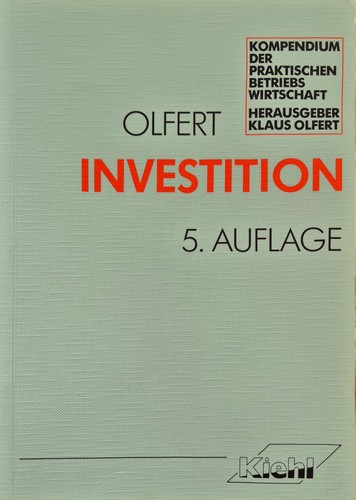 Olfert investition auflage - 5.,