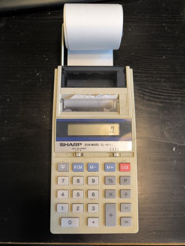 Taschenrechner sharp elsi mate - taschenrechner,