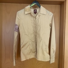 Tolle Designer Bluse, SONJA KIEFER, beige, Gr. S