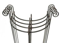 4x Staudenhalter HUGO halbrund Höhe 90 cm, Breite 55 cm, freistehend Rankgitter