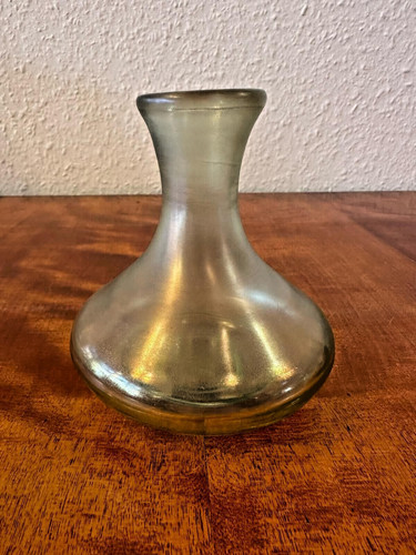 Glasvase vase gedrückt antik - vase,