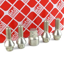 FEBI Felgenschloss Satz M12 x 1,5 für BMW 1-7 FIAT FORD Escort 3 4 RENAULT Clio
