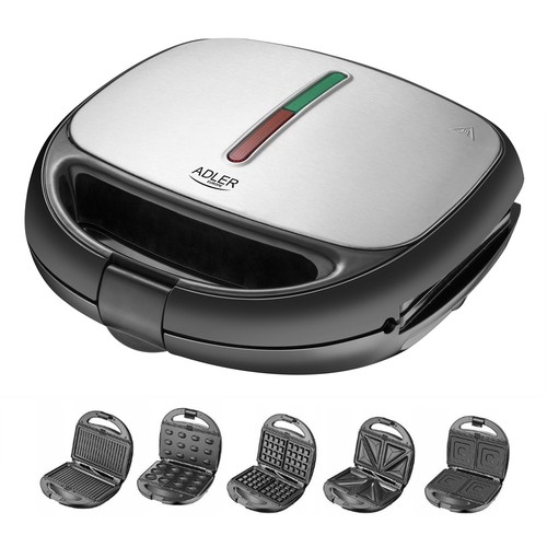 Adler 5in1 sandwichmaker - 5in1,