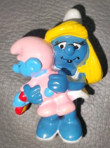 Schlumpfine mit baby schlumpf - schlumpfine,