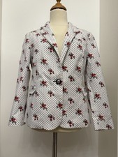Zara Blazer Weiß Floral
