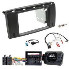 Einbauset Lenkradadapter Doppel DIN Autoradio für Mercedes R-Klasse 2006-2012