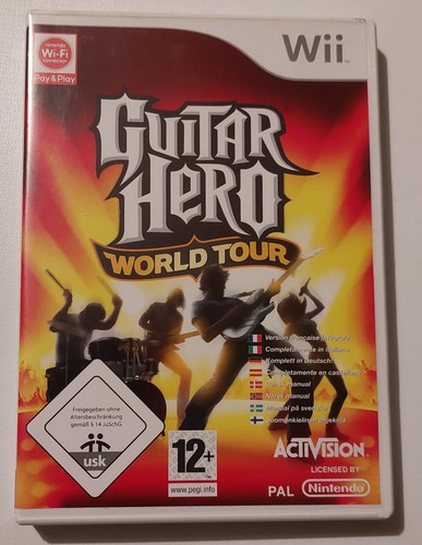 Nintendo wii spiel guitar - -,