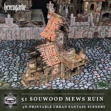 Tabletop Gelände Terrain • Haus Ruine • für Mordheim Warhammer Fantasy