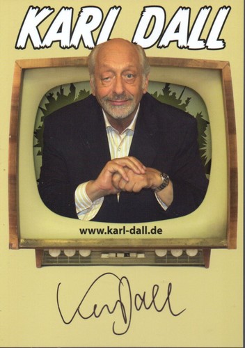 Autogramm karl dall - autogramm,