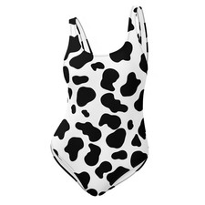 Badeanzug damen kuhmuster high - damen,