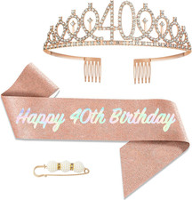 40 Geburtstag Krone und