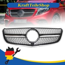 Für Mercedes V Klasse W447 V250 V300 V260 16-19 Diamantgrill Kühlergrill Schwarz