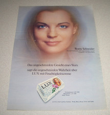 Jahr 1971 orig. Reklame Werbung LUX Seife Filmstar Romy Schneider  David Bailey