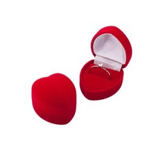 Herz ring ohrstecker etui - ohrstecker,