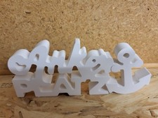 Deko Schriftzug aus Gips