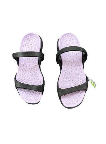 Crocs cleo two strap black - two,