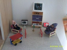 DDR ! PUPPENSTUBENMÖBEL - Wohnzimmer - 12 - teilig