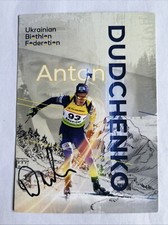 orig. Autogrammkarte Biathlon