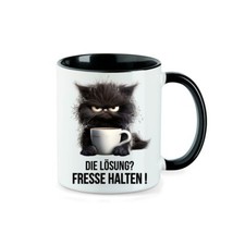 Tasse Katze mit Spruch Montag