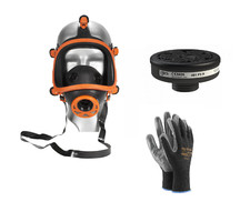 Vollmaske Gasmaske inkl