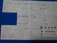 Wilhelmshavener Modellbaubögen BestNr. 1217 Trägerflugzeuge für USS Forrestal