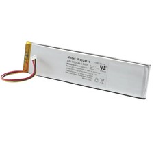 LiPo Polymer-Akku/Lithium-Batterie mit NTC 10k, 3,6V/1650mAh 5,94Wh 118x29x4,3mm