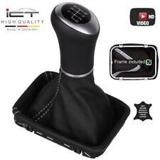 ICT Schaltknauf -sack Leder