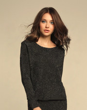 Lurex Merino Pullover von