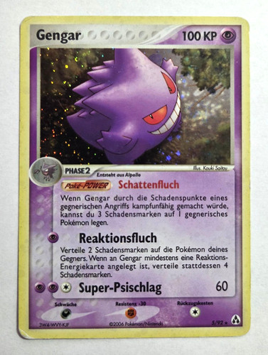 Pokémon tcg gengar ex - tcg,