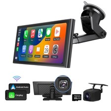 Tragbar CarPlay Android Auto 10,26" IPS Autoradio Bluetooth GPS Navi DC7-32V CAM