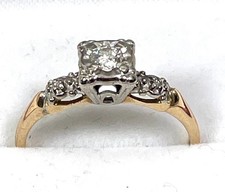 Feiner Art Deco Brillant-Ring