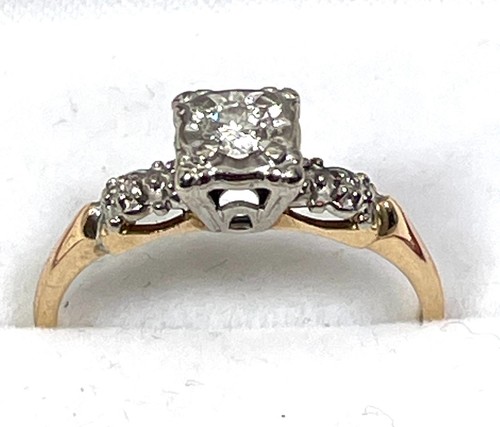 Feiner art deco brillant ring - art,
