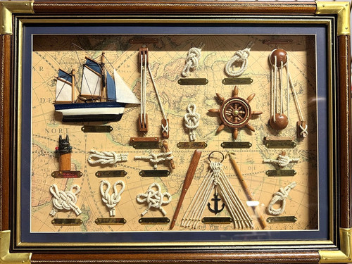 Maritimes wandbild mit - maritimes,