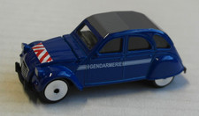 Majorette Citroen 2CV Ente blau GENDARMERIE Polizei Frankreich Oldtimer Auto Car