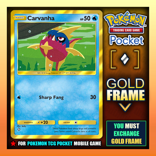 Pokemon tcg pocket carvanha - -,