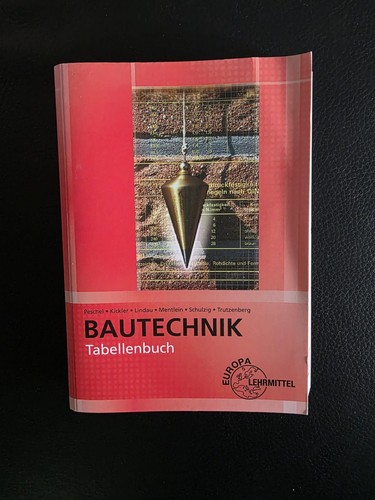 Bautechnik tabellenbuch 16 - bautechnik, tabellenbuch,