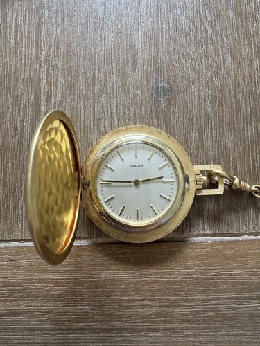 Taschenuhr favor gold double - favor,