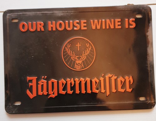 Jägermeister blechschild - jägermeister,