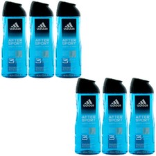 Adidas Duschgel AFTER SPORT 6 x 400ml XL Flasche - Körper - Haare - Gesicht