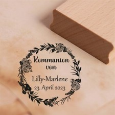 Stempel Kommunion von - mit