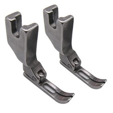 2PCS schmaler Reißverschlussfuß für Nadeltransport Nähen JUKI DLN-415 DLN-5410