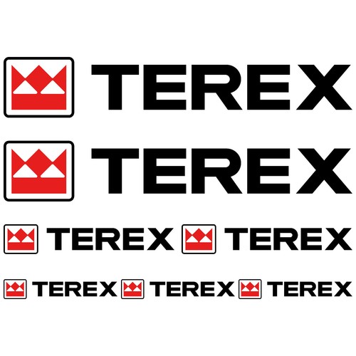 Terex aufkleber sticker - terex,