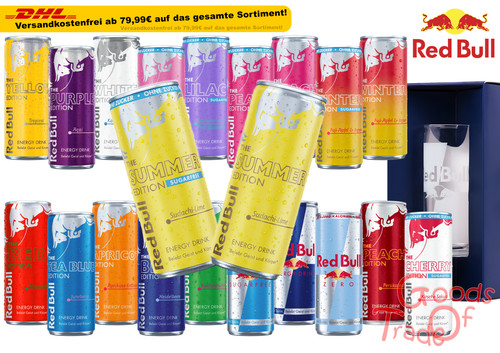 Red bull energy drink - red, /