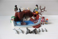 Playmobil 4462  Pinguinbecken mit Nisthöhle Tierpark Zoo mit vielen Extra-Tieren