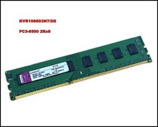 2x 2GB (4GB) KINGSTON KVR1066D3N7/2G PC3-8500 Desktop RAM Dimm #4139